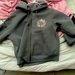 it’s is a comfortable zip up jacket
